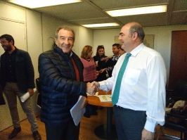 Foto con Director general de admon local en Sevilla